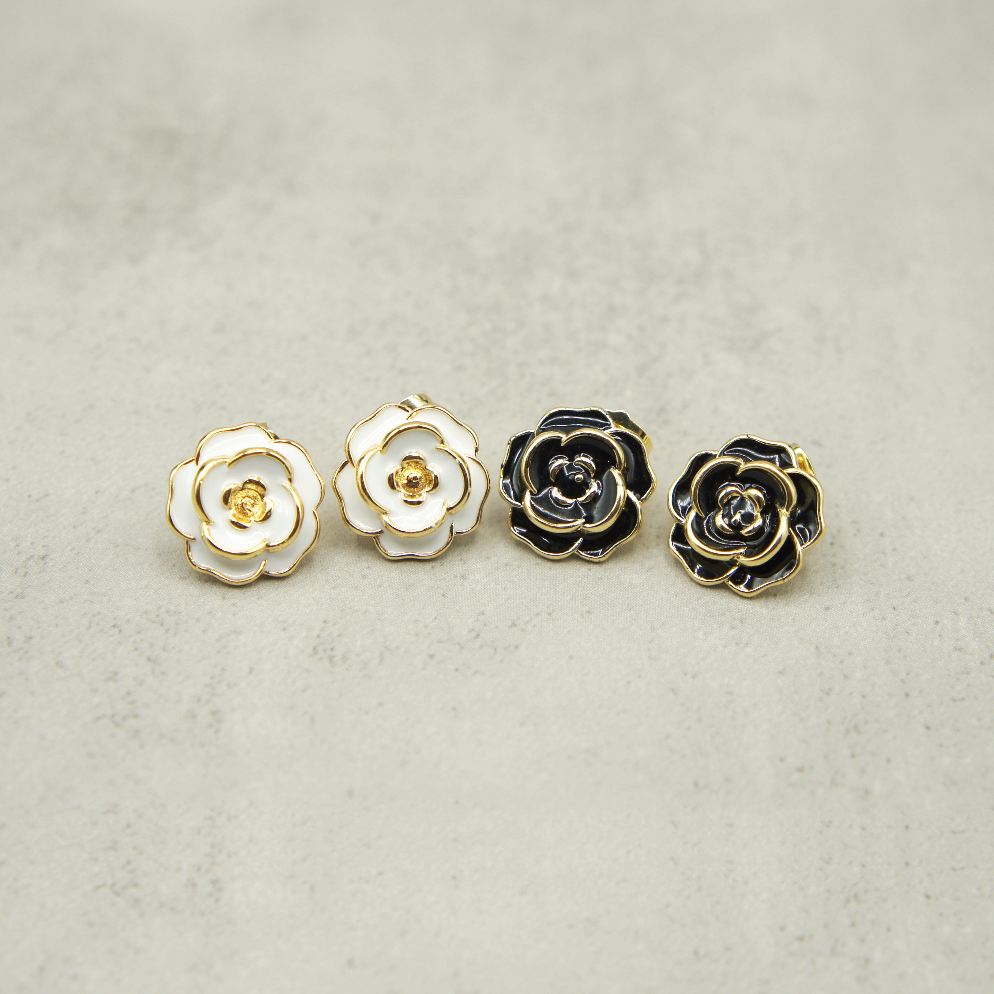 The Camellia Flower Earrings